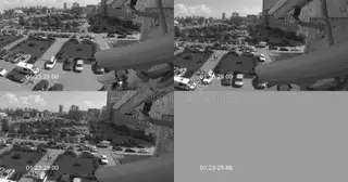 Установка систем видеонаблюдения на парковке в Красном Сулине в октябре